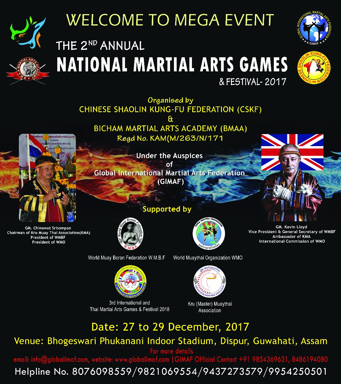 NATONAL MEGA EVENT SUPPORT FROM THAILAND AND UNITED KINGDOM