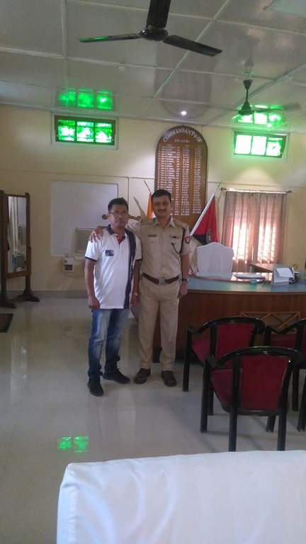 Visit to Commandant of 11 APBN at Dargaon, Assam on 18/06/2019